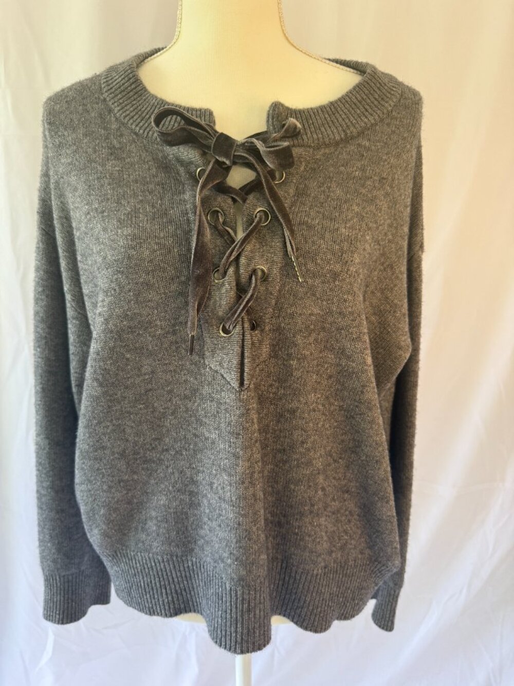 Rails Charcoal Cashmere Sweater